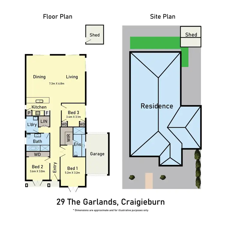 Floorplan of Homely house listing, 29 The Garlands, Craigieburn VIC 3064