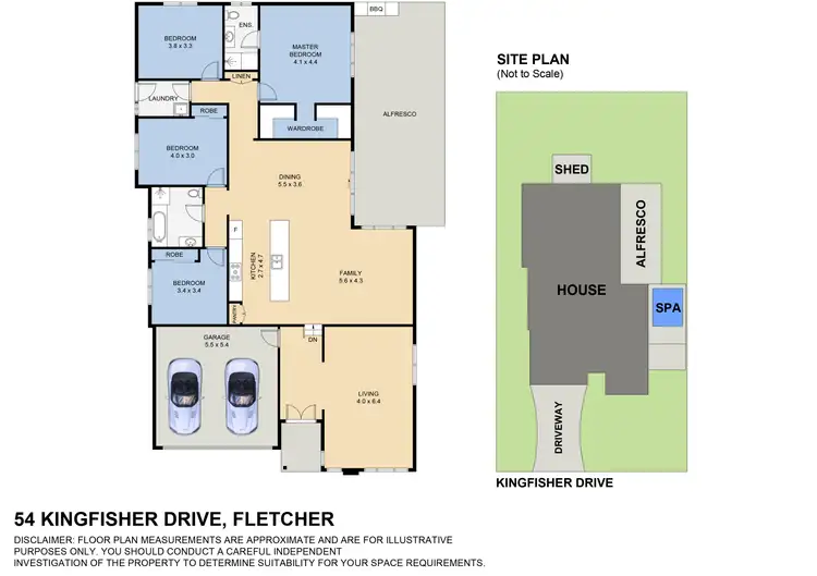 Floorplan of Homely house listing, 54 Kingfisher Drive, Fletcher NSW 2287