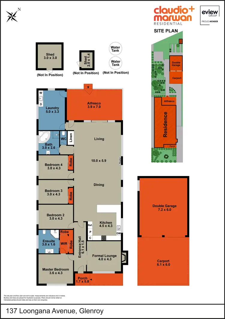 Floorplan of Homely house listing, 137 Loongana Ave, Glenroy VIC 3046