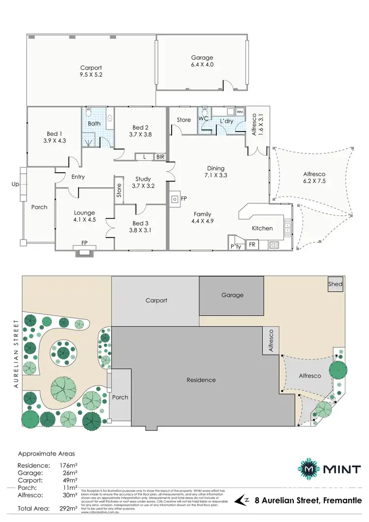 Floorplan of Homely house listing, 8 Aurelian Street, Palmyra WA 6157