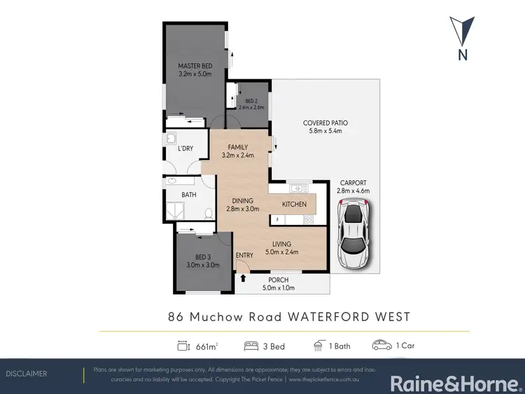 Floorplan of Homely house listing, 86 Muchow Road, Waterford West QLD 4133