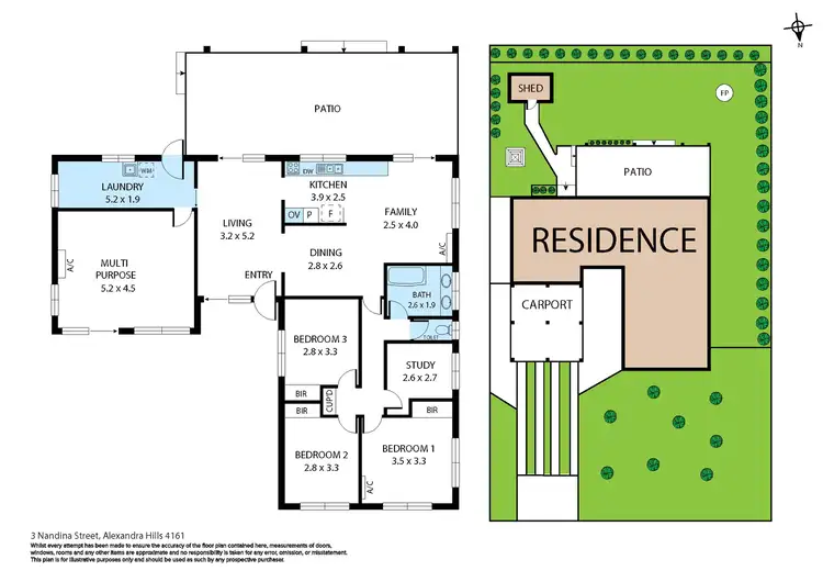 Floorplan of Homely house listing, 3 Nandina Street, Alexandra Hills QLD 4161