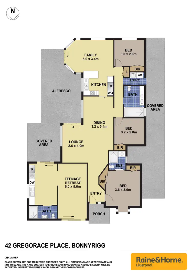 Floorplan of Homely house listing, 42 Gregorace Place, Bonnyrigg NSW 2177