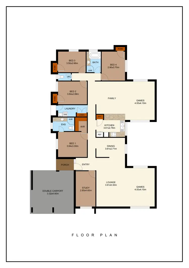 Floorplan of Homely house listing, 5 Hillman Court, Kelmscott WA 6111