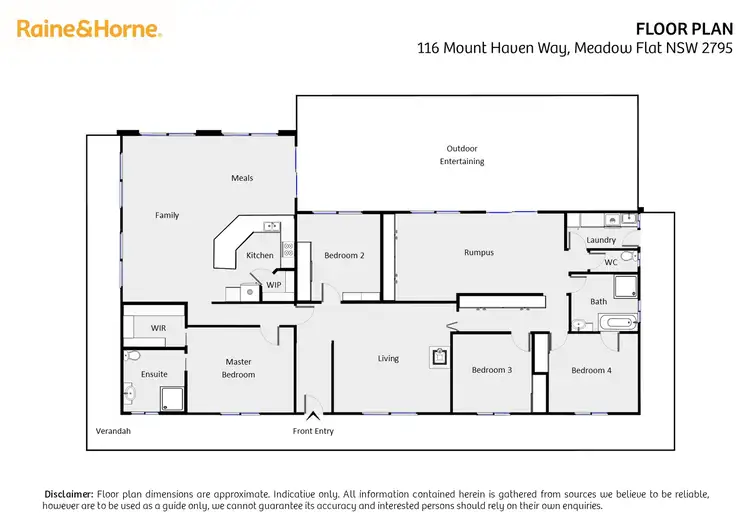 Floorplan of Homely house listing, 116 Mount Haven Way, Meadow Flat NSW 2795