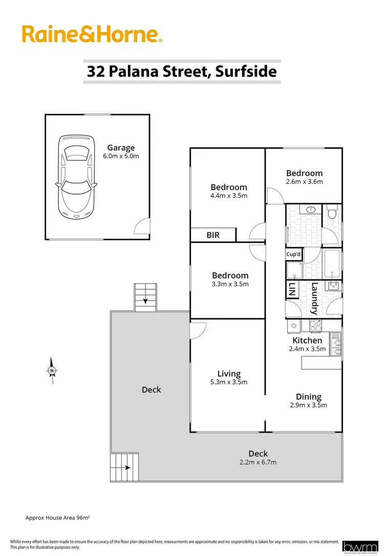 Floorplan of Homely house listing, 32 Palana Street, Surfside NSW 2536