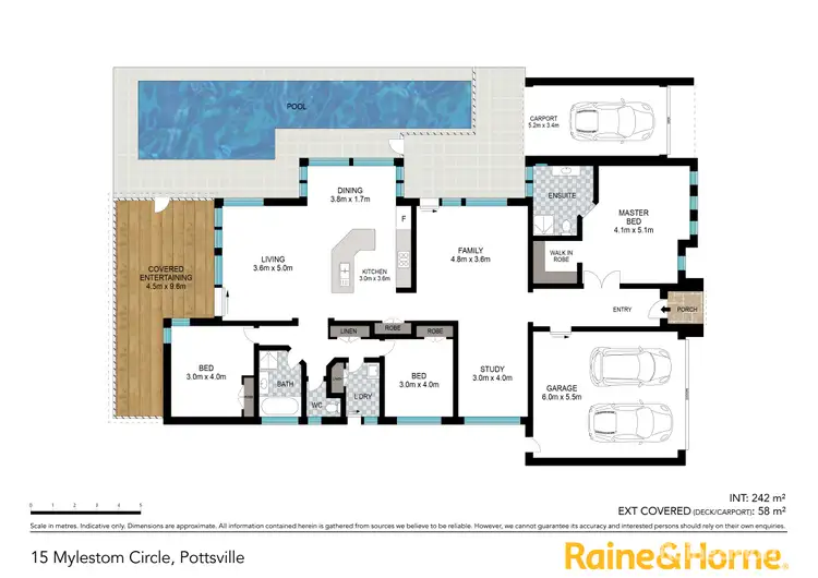 Floorplan of Homely house listing, 15 Mylestom Circle, Pottsville NSW 2489
