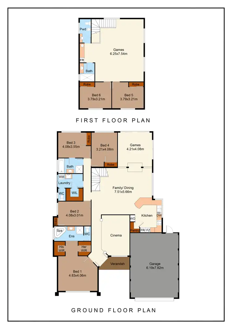 Floorplan of Homely house listing, 5 Hogan Place, Southern River WA 6110