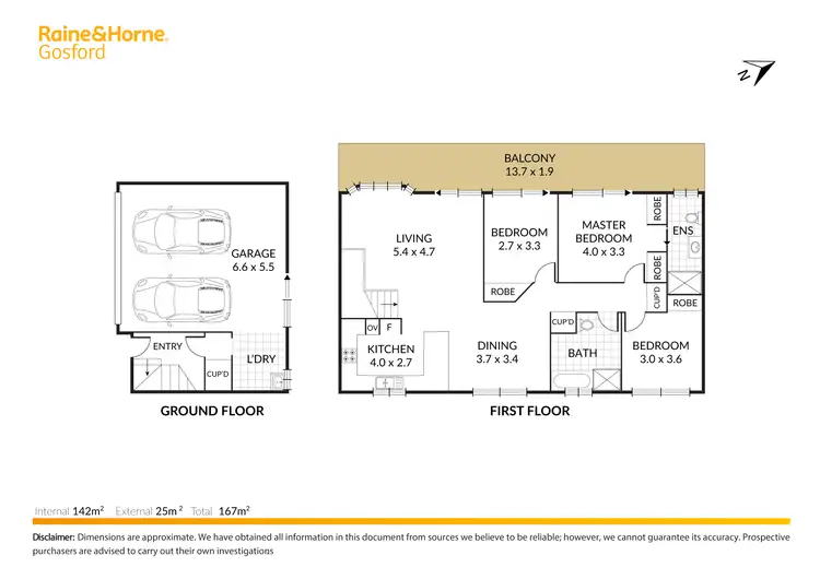 Floorplan of Homely townhouse listing, 2/46 Dwyer Street, North Gosford NSW 2250