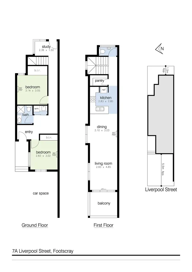 Floorplan of Homely house listing, 7A Liverpool Street, Footscray VIC 3011