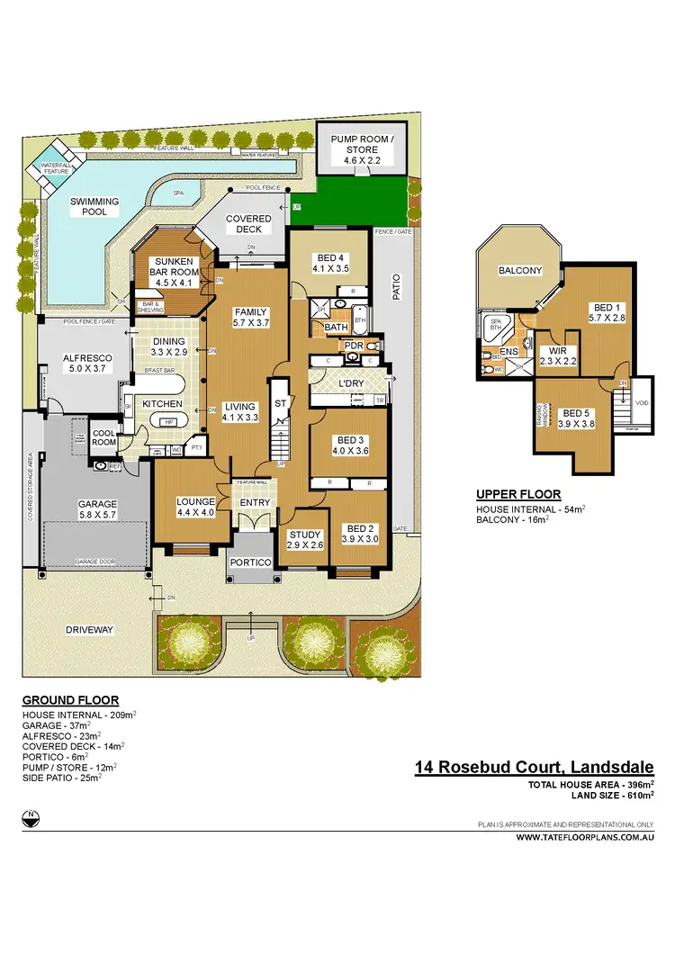 Floorplan of Homely house listing, 14 Rosebud Court, Landsdale WA 6065