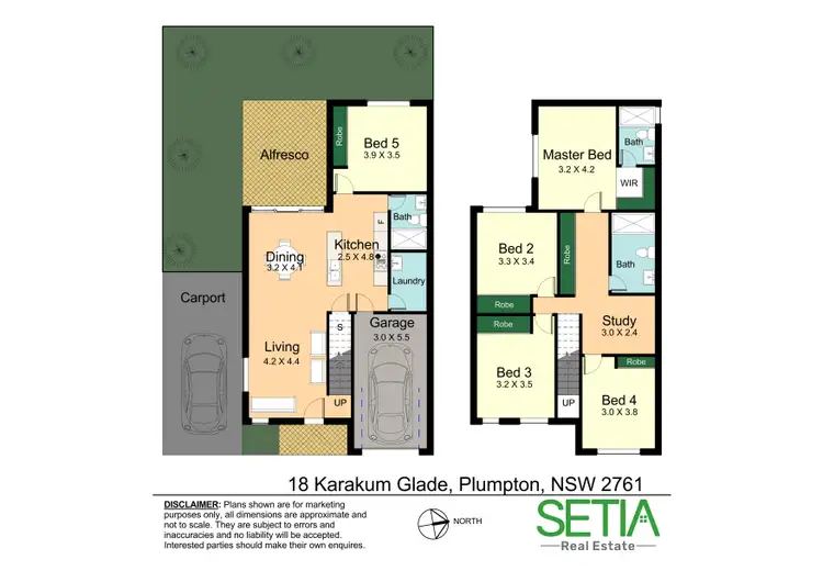Floorplan of Homely house listing, 18 Karakum Glade, Plumpton NSW 2761