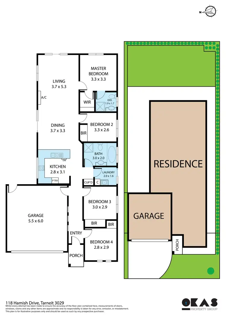 Floorplan of Homely house listing, 118 Hamish Drive, Tarneit VIC 3029
