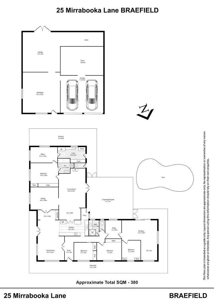 Floorplan of Homely house listing, 25 Mirrabooka Lane, Braefield, Quirindi NSW 2343