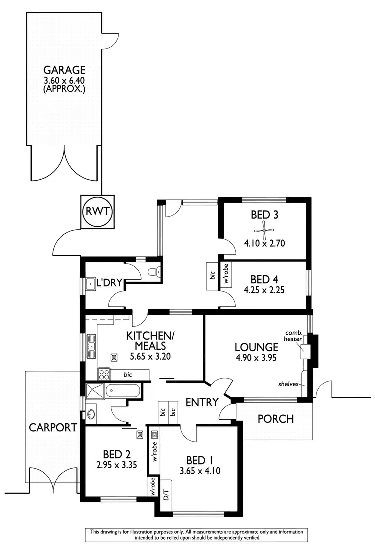 Floorplan of Homely house listing, 19 Netherby Avenue, Plympton SA 5038
