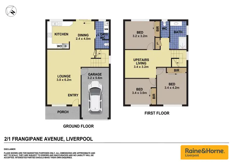 Floorplan of Homely house listing, 2/1 Frangipane Avenue, Liverpool NSW 2170