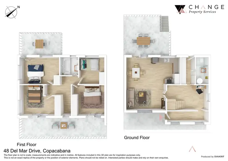 Floorplan of Homely house listing, 48 Del Mar Drive, Copacabana NSW 2251