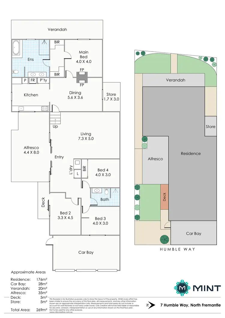 Floorplan of Homely house listing, 7 Humble Way, North Fremantle WA 6159