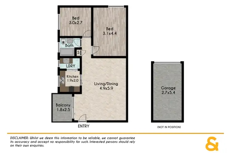 Floorplan of Homely unit listing, 7/342 Woodstock Avenue, Mount Druitt NSW 2770
