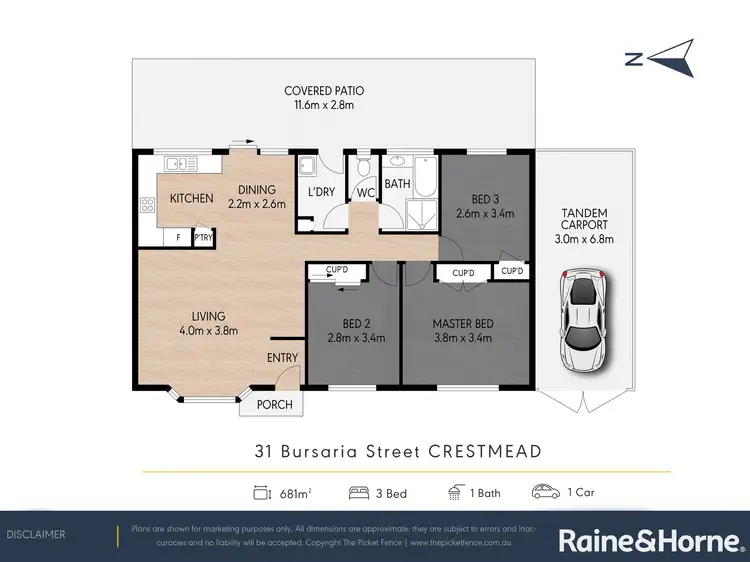 Floorplan of Homely house listing, 31 Bursaria St, Crestmead QLD 4132