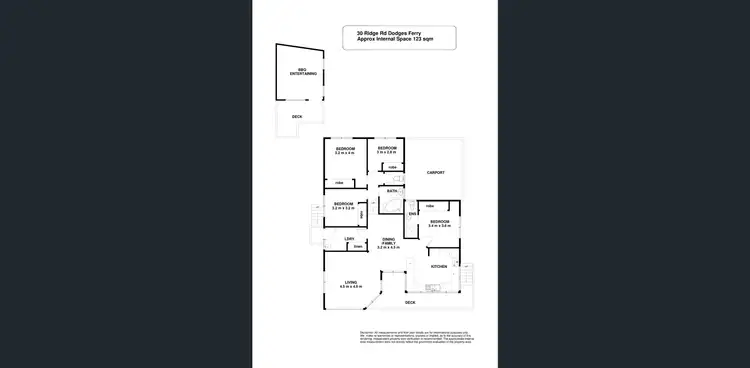 Floorplan of Homely house listing, 30 Ridge Road, Dodges Ferry TAS 7173