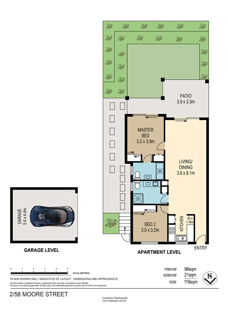 Floorplan of Homely unit listing, 2/58 Moore Street, Morningside QLD 4170