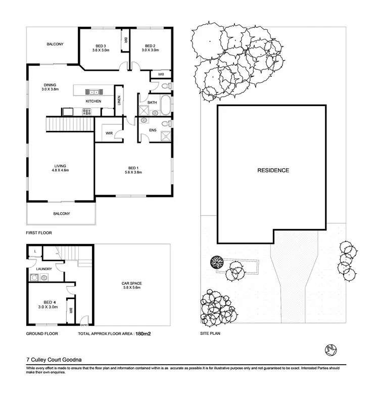 Floorplan of Homely house listing, 7 Culley Court, Goodna QLD 4300