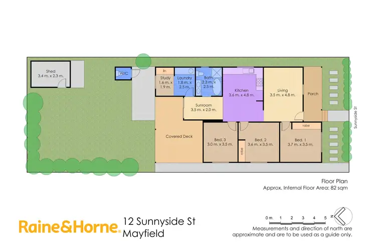 Floorplan of Homely house listing, 12 Sunnyside Street, Mayfield NSW 2304
