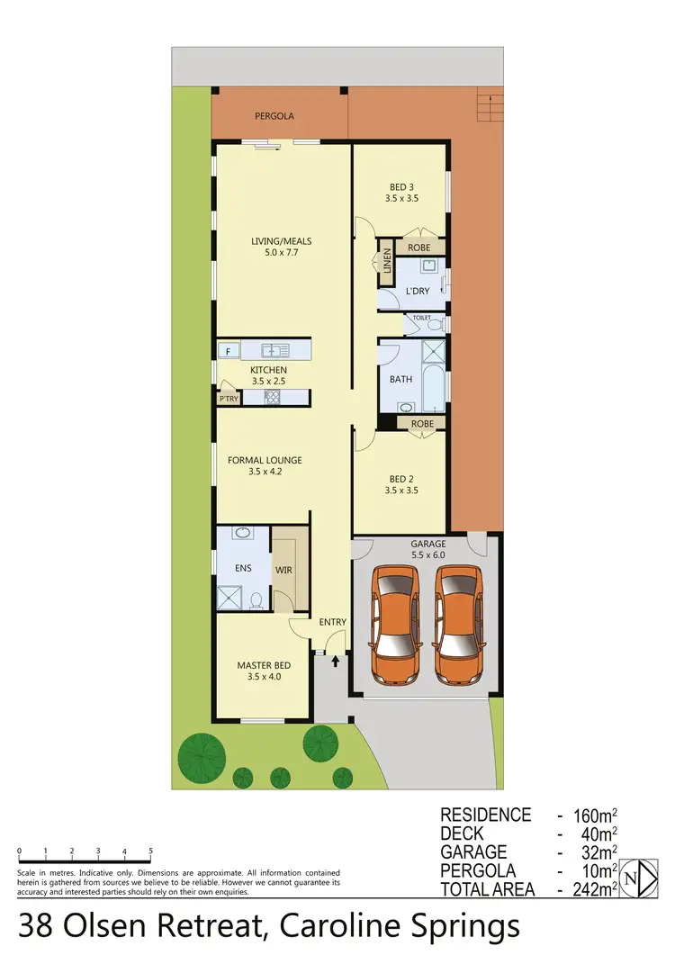 Floorplan of Homely house listing, 38 Olsen Retreat, Caroline Springs VIC 3023