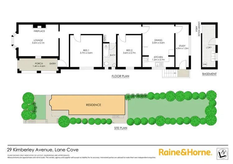 Floorplan of Homely house listing, 29 Kimberley Avenue, Lane Cove NSW 2066