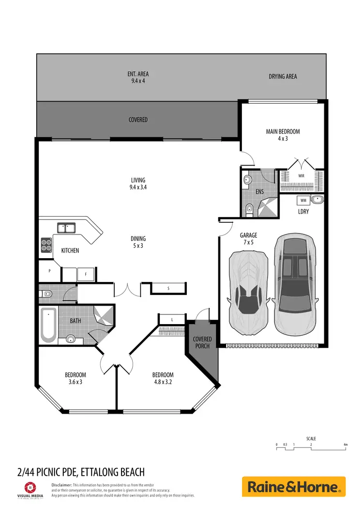 Floorplan of Homely villa listing, 2/44 Picnic Parade, Ettalong Beach NSW 2257
