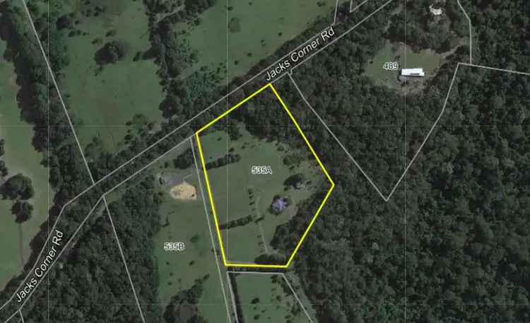 Floorplan of Homely land listing, 535A Jacks Corner Road, Kangaroo Valley NSW 2577