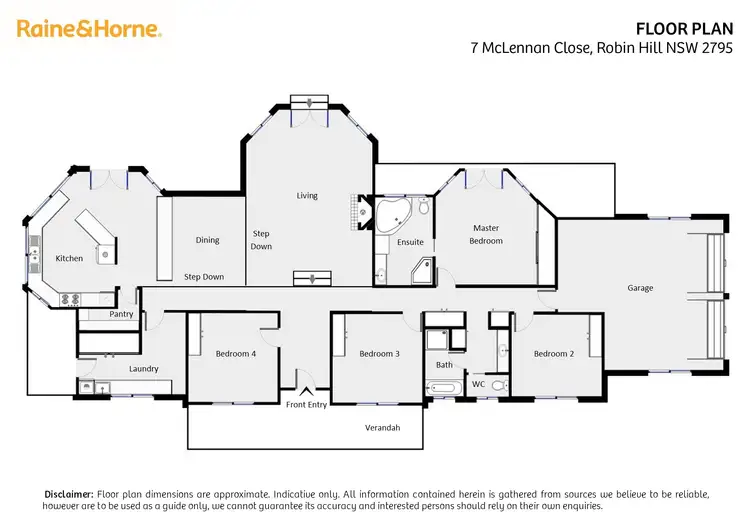 Floorplan of Homely house listing, 7 McLennan Close, Robin Hill NSW 2795