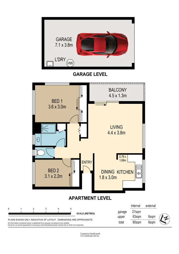 Floorplan of Homely unit listing, 2/19 Lucinda Street, Taringa QLD 4068