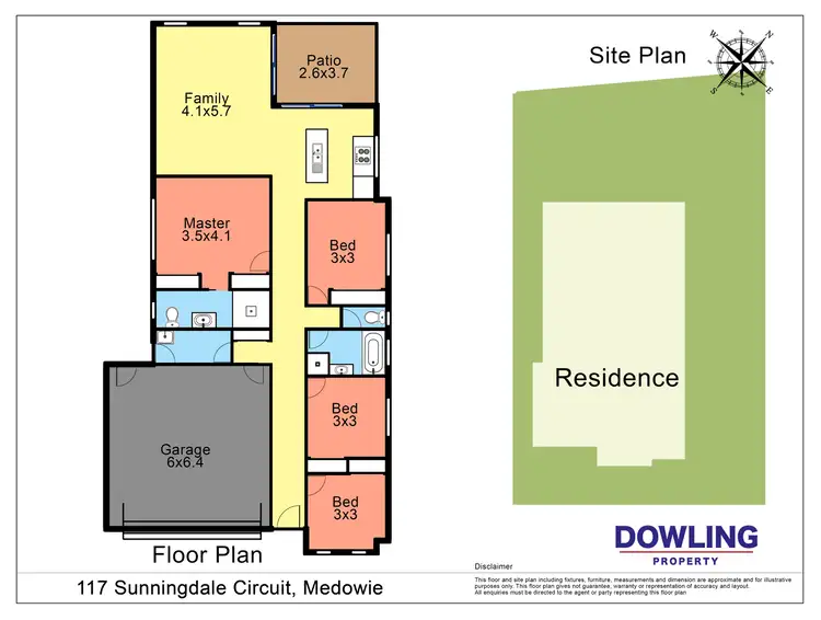 Floorplan of Homely house listing, 117 Sunningdale Circuit, Medowie NSW 2318