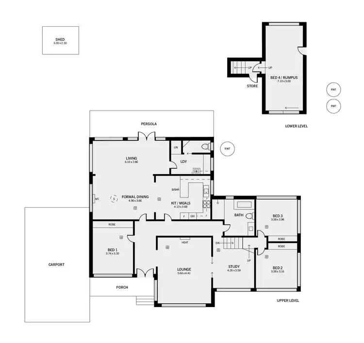 Floorplan of Homely house listing, 1 Melton Street, Blackwood SA 5051