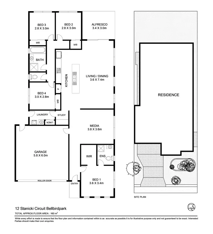 Floorplan of Homely house listing, 12 Stanicki Circuit, Bellbird Park QLD 4300