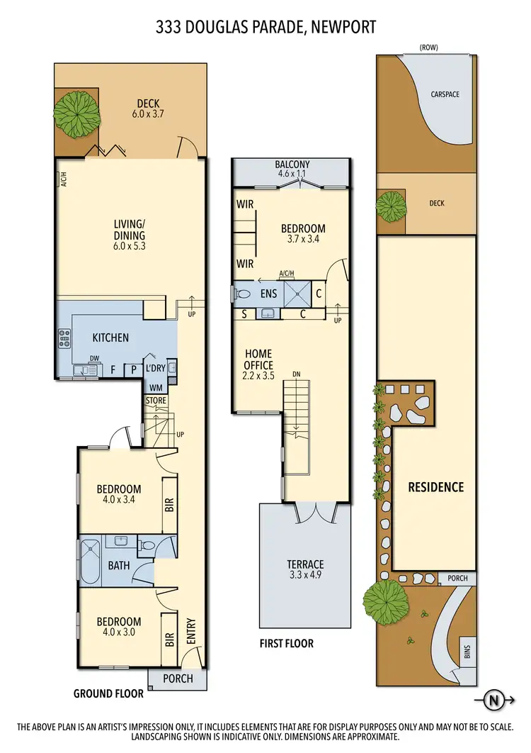 Floorplan of Homely house listing, 333 Douglas Parade, Newport VIC 3015