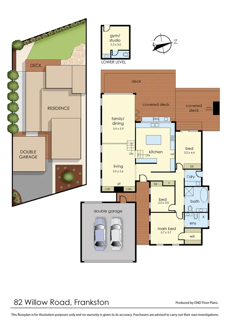 Floorplan of Homely house listing, 82 Willow Road, Frankston VIC 3199