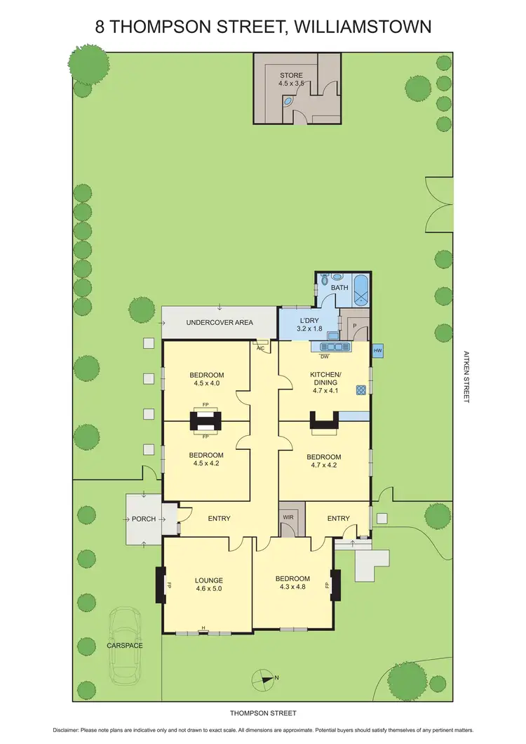 Floorplan of Homely house listing, 8 Thompson Street, Williamstown VIC 3016