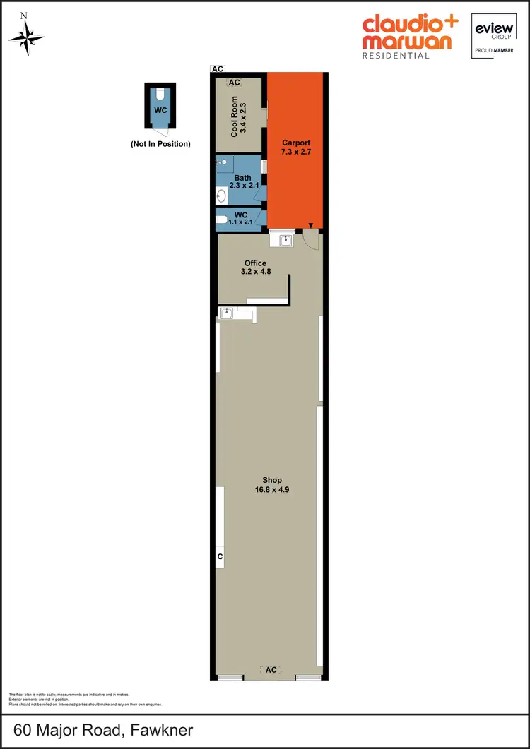 Floorplan of Homely other listing, 60 Major Road, Fawkner VIC 3060
