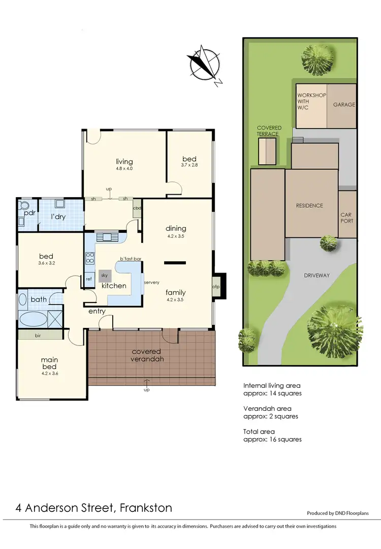 Floorplan of Homely house listing, 4 Anderson Street, Frankston VIC 3199