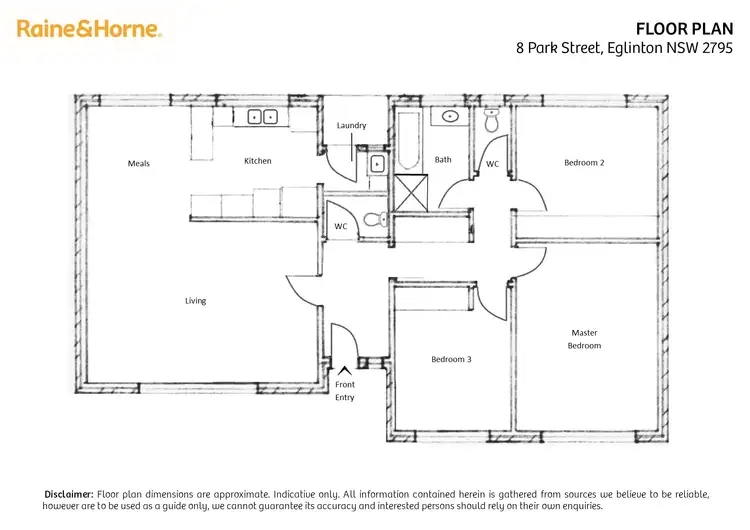 Floorplan of Homely house listing, 8 Park Street, Eglinton NSW 2795