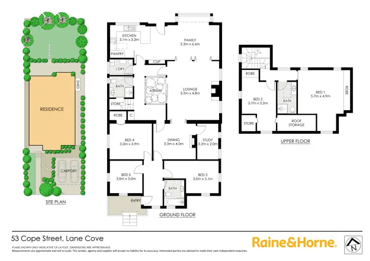Floorplan of Homely house listing, 53 Cope Street, Lane Cove NSW 2066