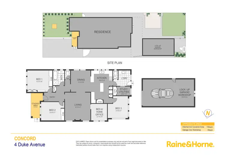 Floorplan of Homely house listing, 4 Duke Avenue, Concord NSW 2137