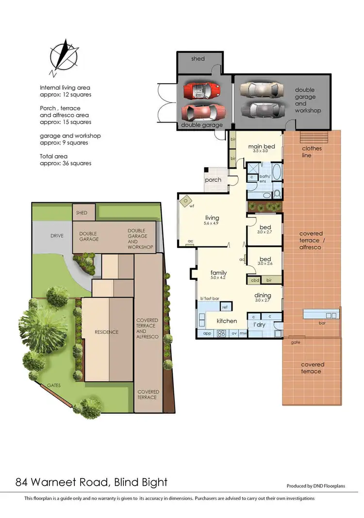 Floorplan of Homely house listing, 84 Warneet Road, Blind Bight VIC 3980