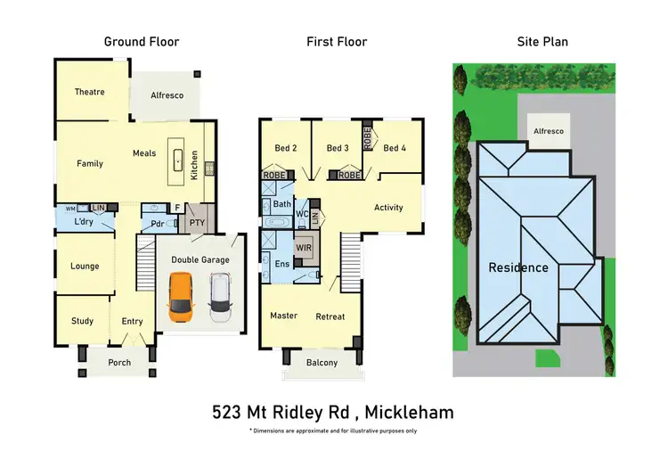 Floorplan of Homely house listing, 523 Mt Ridley Road, Mickleham VIC 3064
