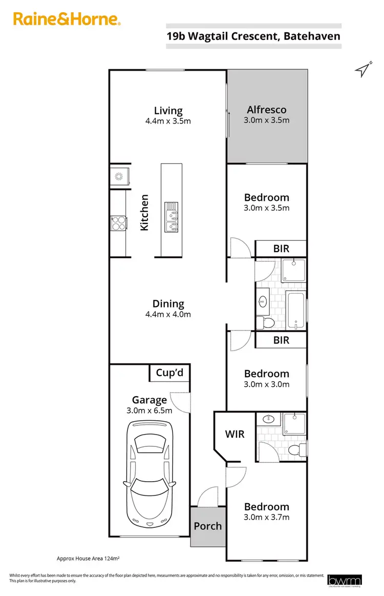 Floorplan of Homely house listing, 19 Wagtail Crescent, Batehaven NSW 2536