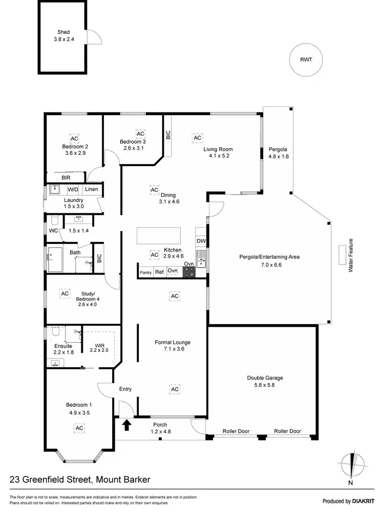 Floorplan of Homely house listing, 23 Greenfield Street, Mount Barker SA 5251