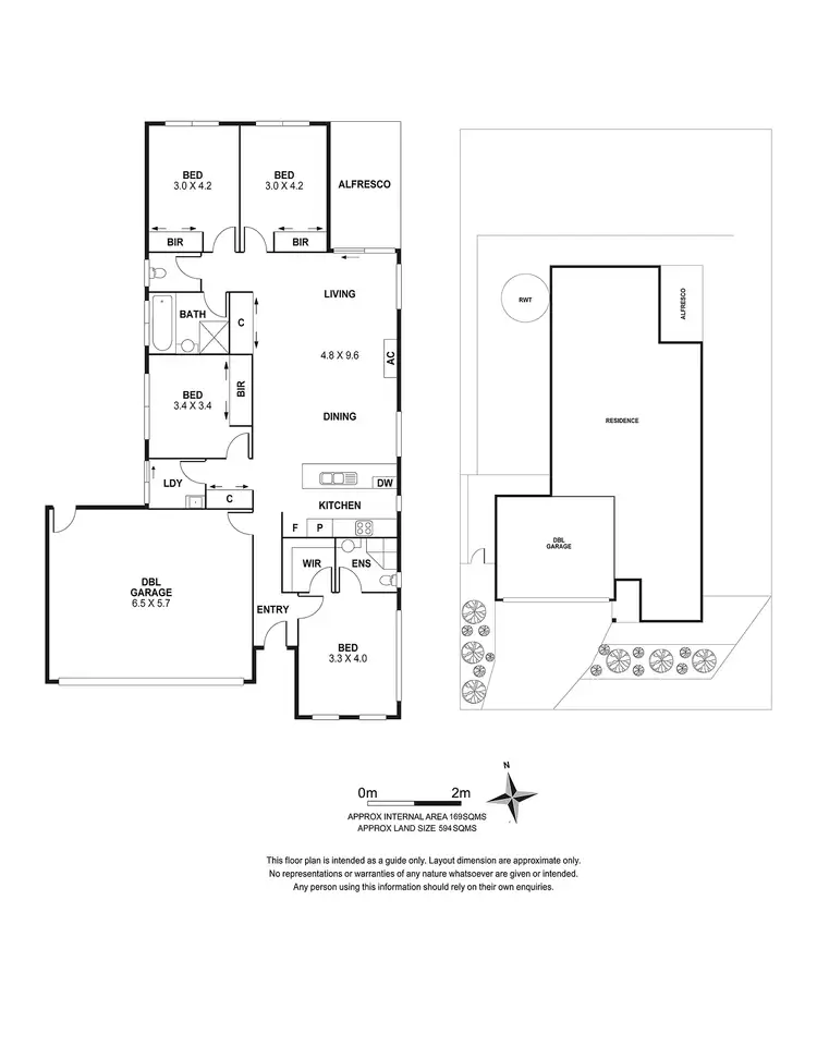 Floorplan of Homely house listing, 12 Dampiera Avenue, Wallan VIC 3756